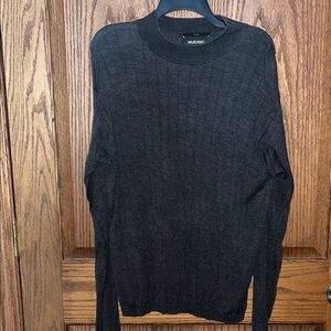 Murano silk Men's Dark Gray Crewneck Sweater